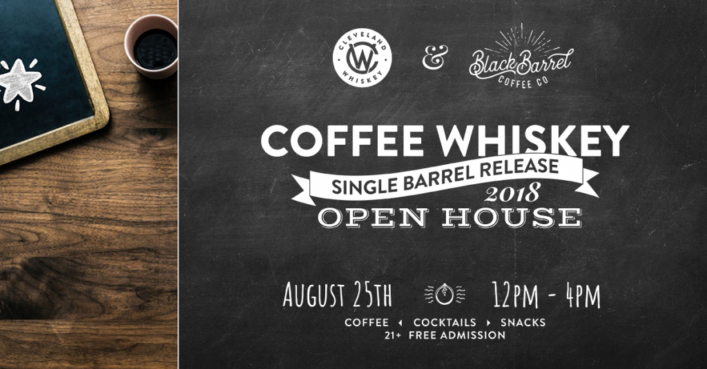 Coffee Whiskey Open house event in cleveland ohio