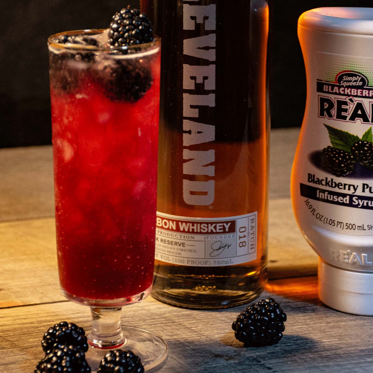 Blackberry Ginger Highball Cleveland Whiskey Bourbon Cocktail