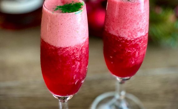 Cranberry Bourbon Bellini