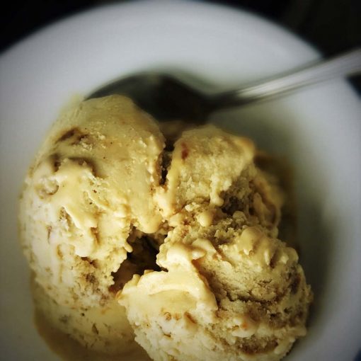 Salted Caramel Bourbon Ice Cream