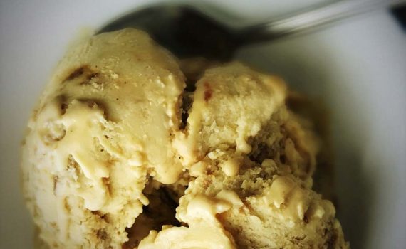Salted Caramel Bourbon Ice Cream