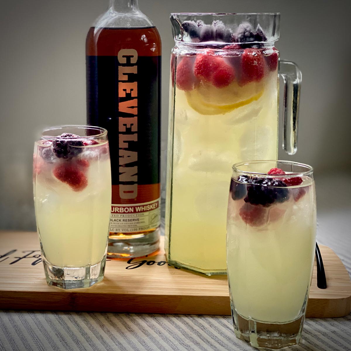 Berry Bourbon Lemonade Cleveland Whiskey Summer Cocktail
