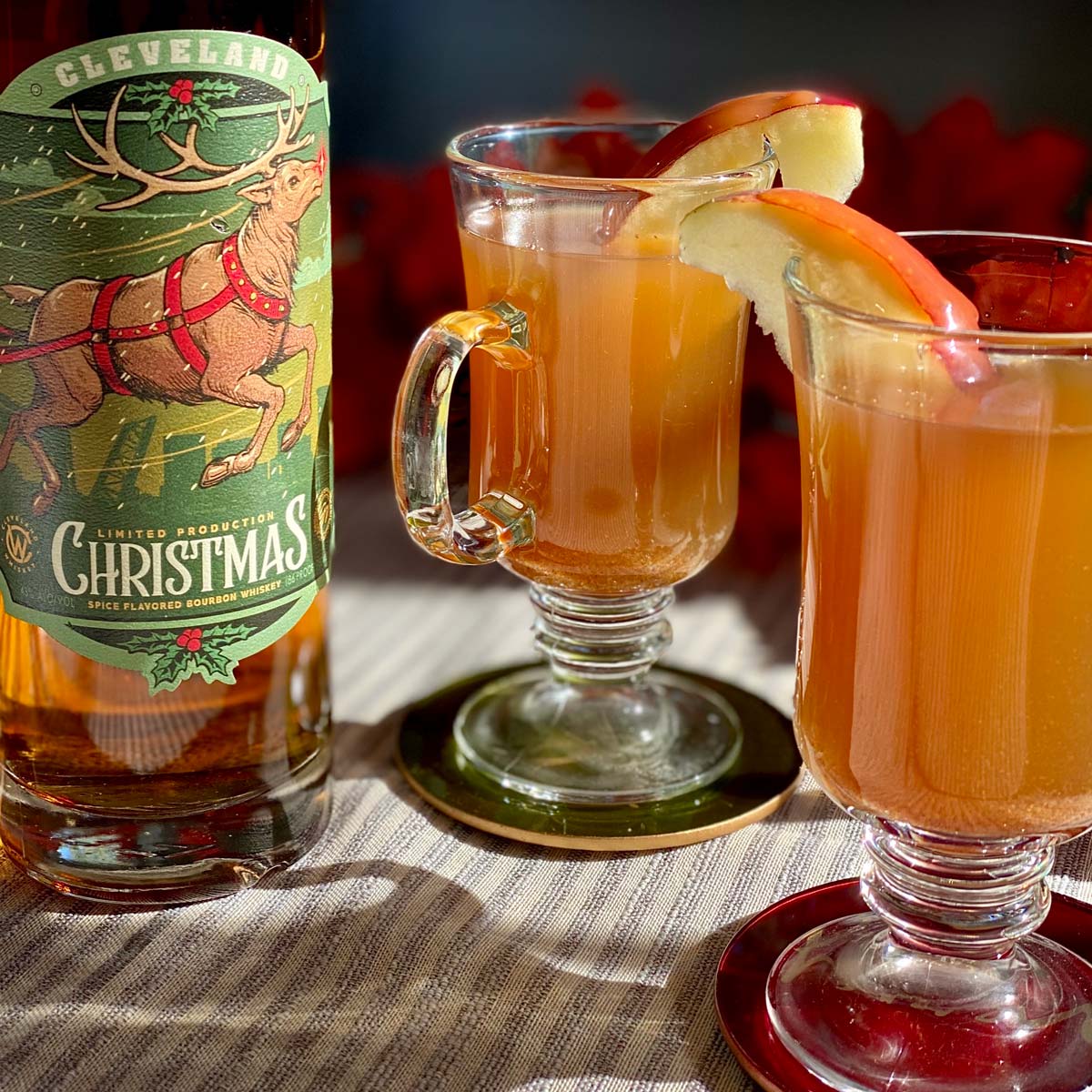 Hot Bourbon Cider Cleveland Whiskey Fall Cocktail