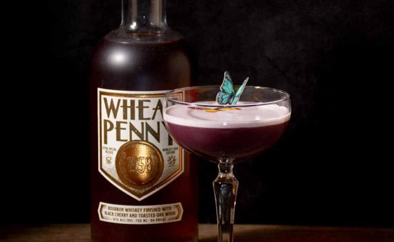 Black and Blue Bourbon Sour