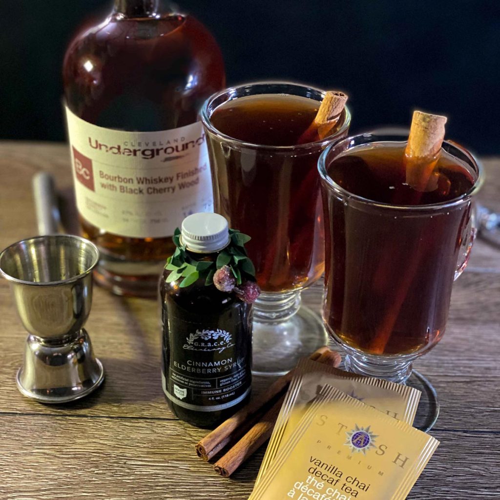 Chai Bourbon Elderberry Toddy