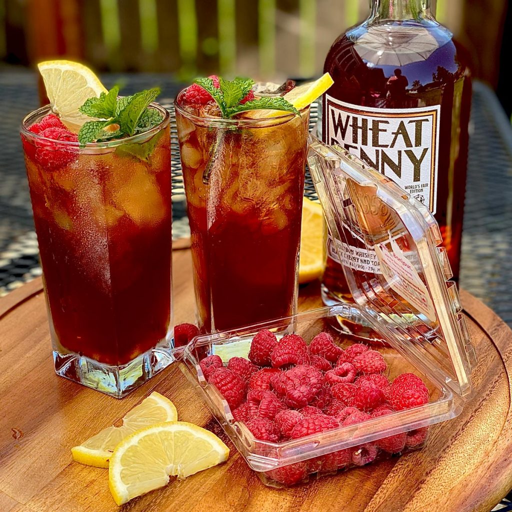 Whiskey Raspberry Iced Tea