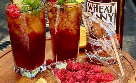 Whiskey Raspberry Iced Tea