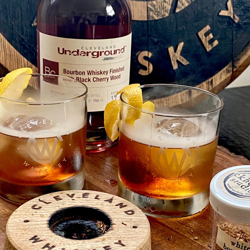 Smoked Black Cherry Old-Fashioned