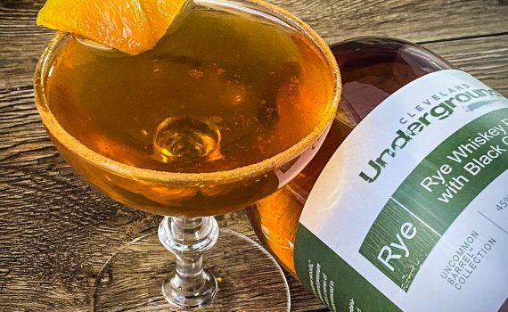 Spiced Apricot Manhattan