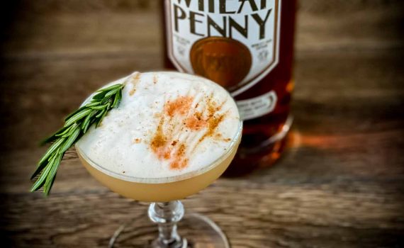 Whiskey Sour with a twist.